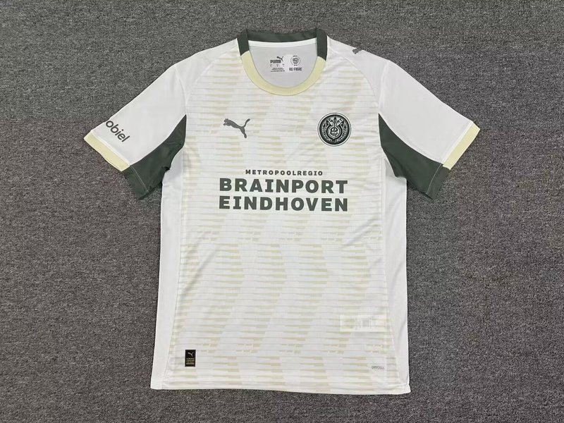 AAA Quality PSV 25/26 Third White/Olive Green Soccer Jersey